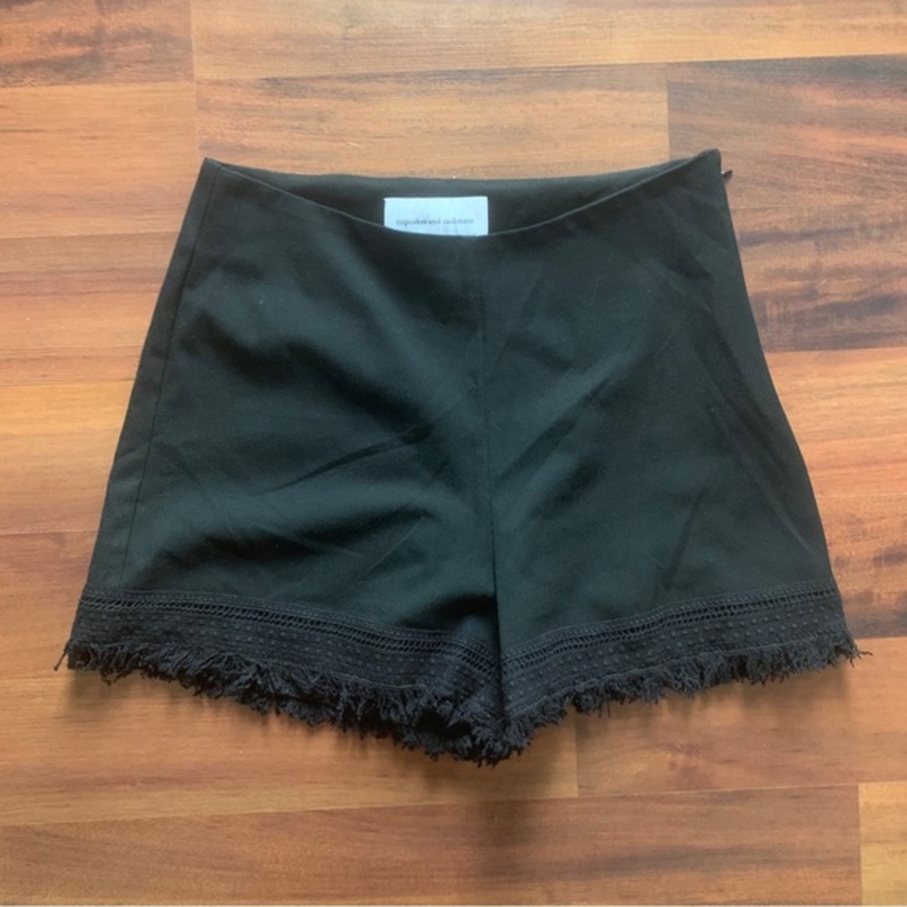 Cupcakes & Cashmere Black Shorts NWT